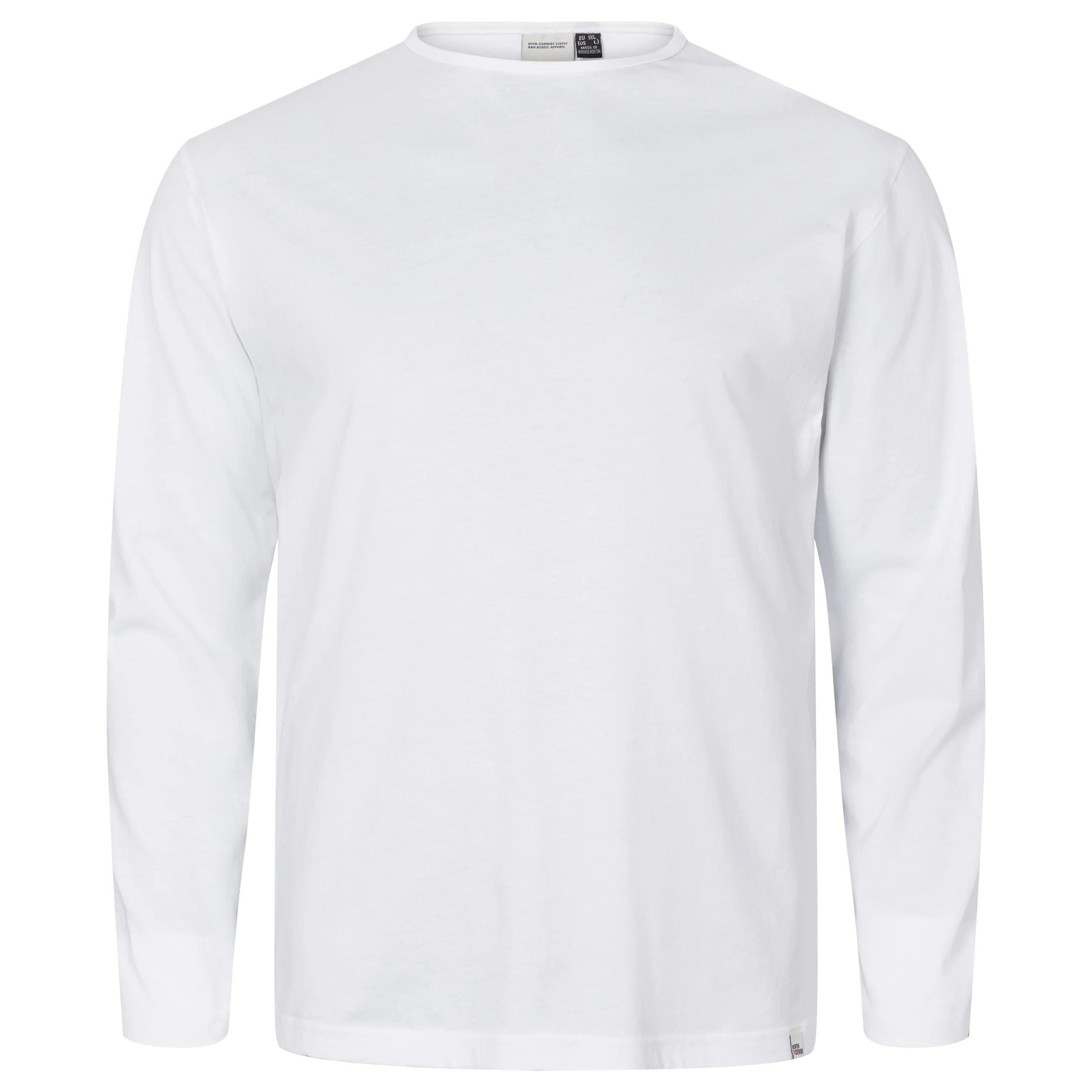 North 56°4 Langermet tskjorte hvit 2XL-8XL