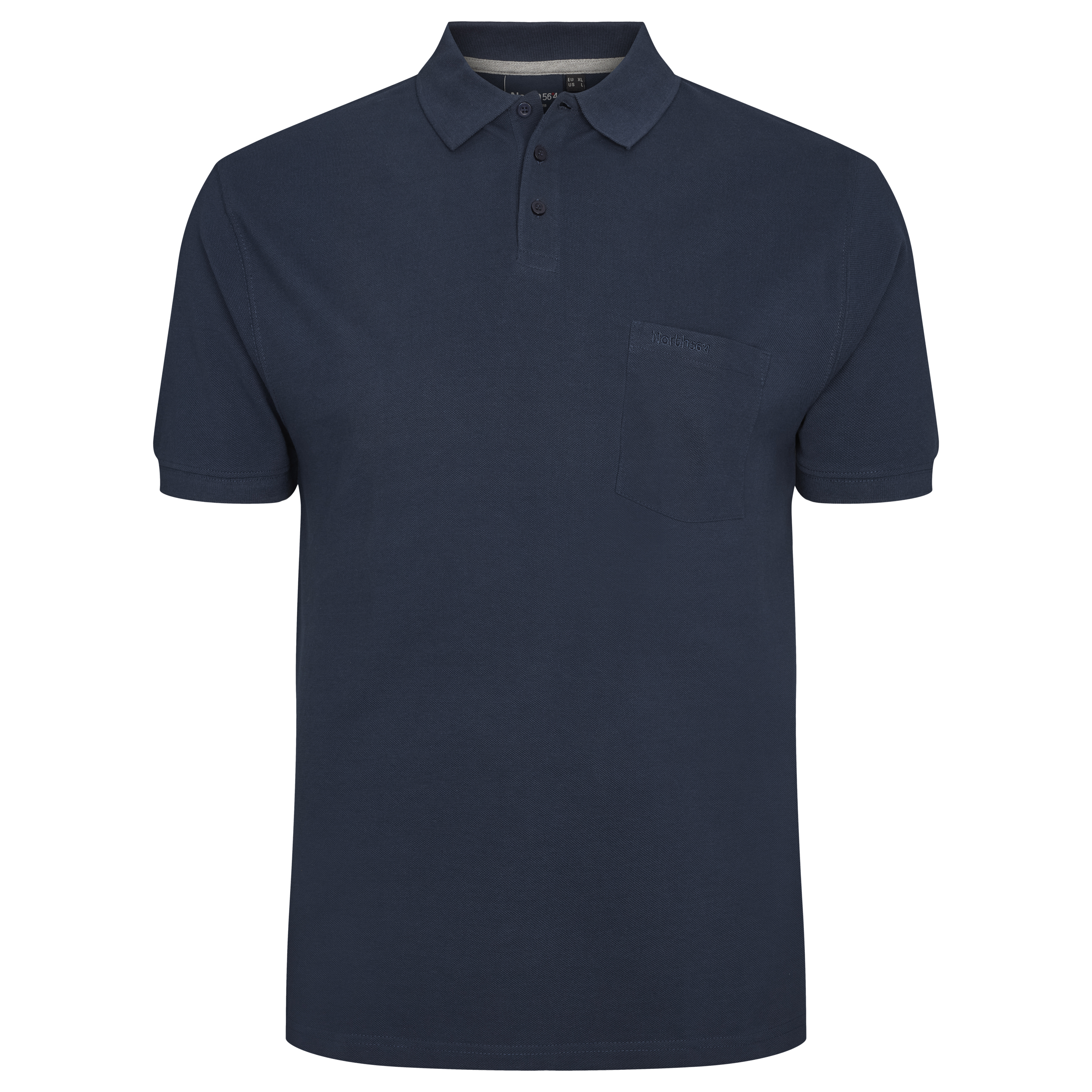 North 56°4 Polo Marine Blå 2XL-8XL