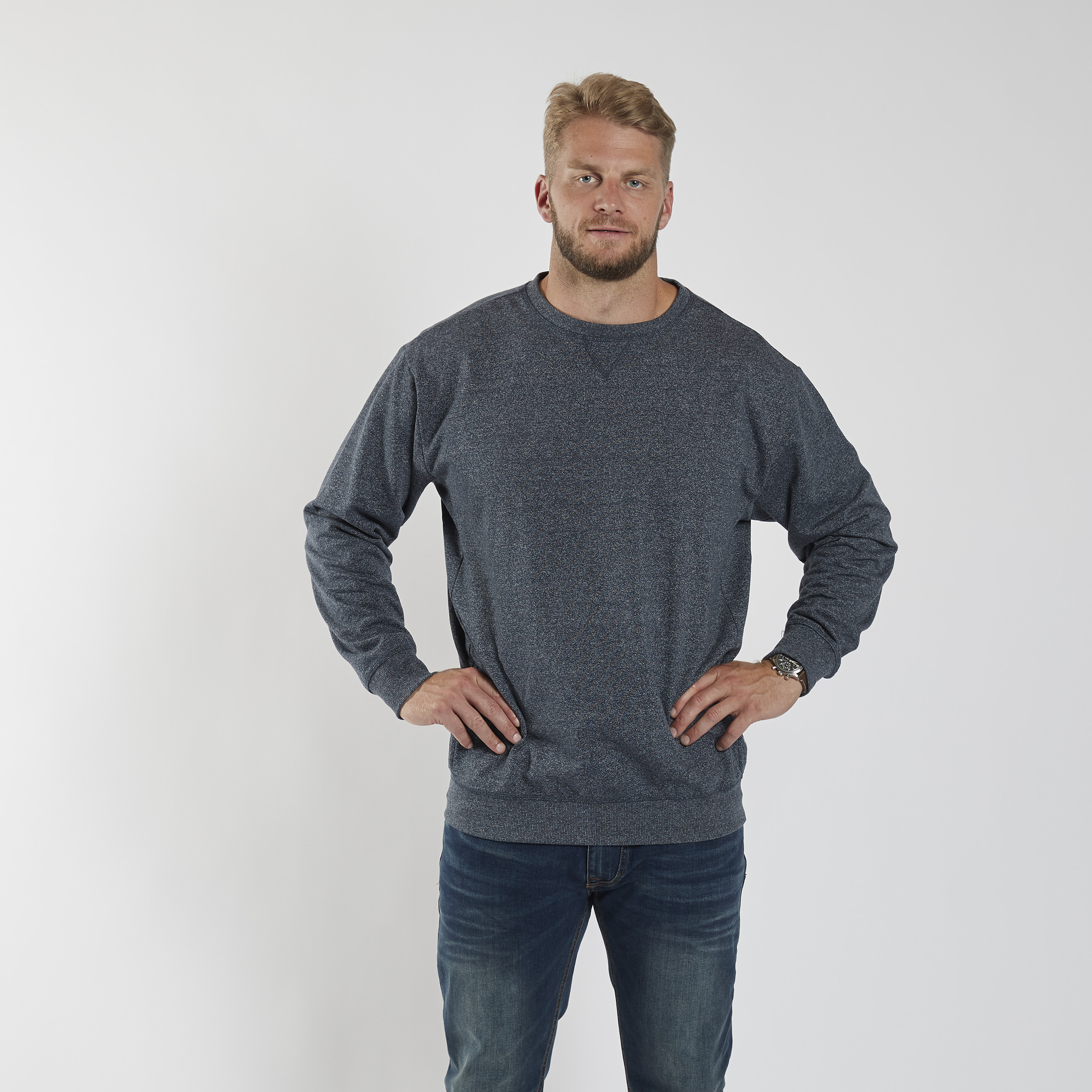 North 56°4 Sweatshirt blå 2XL-8XL