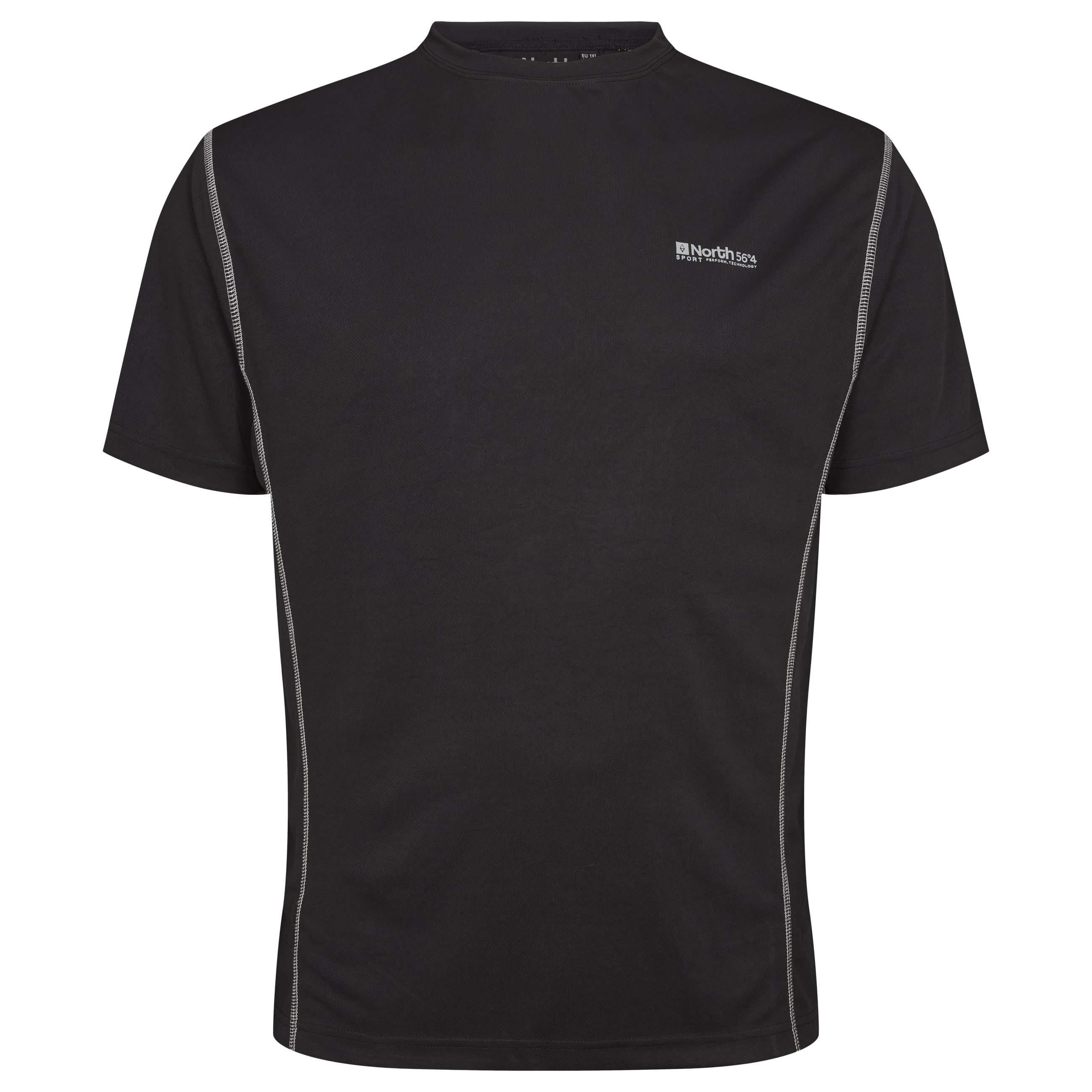 North 56°4 Sport Tech skjorte sort 2XL-8XL
