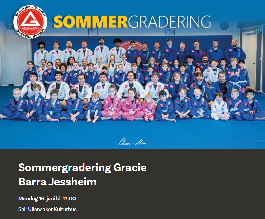 Sommergradering Gracie Barra Jessheim 2025