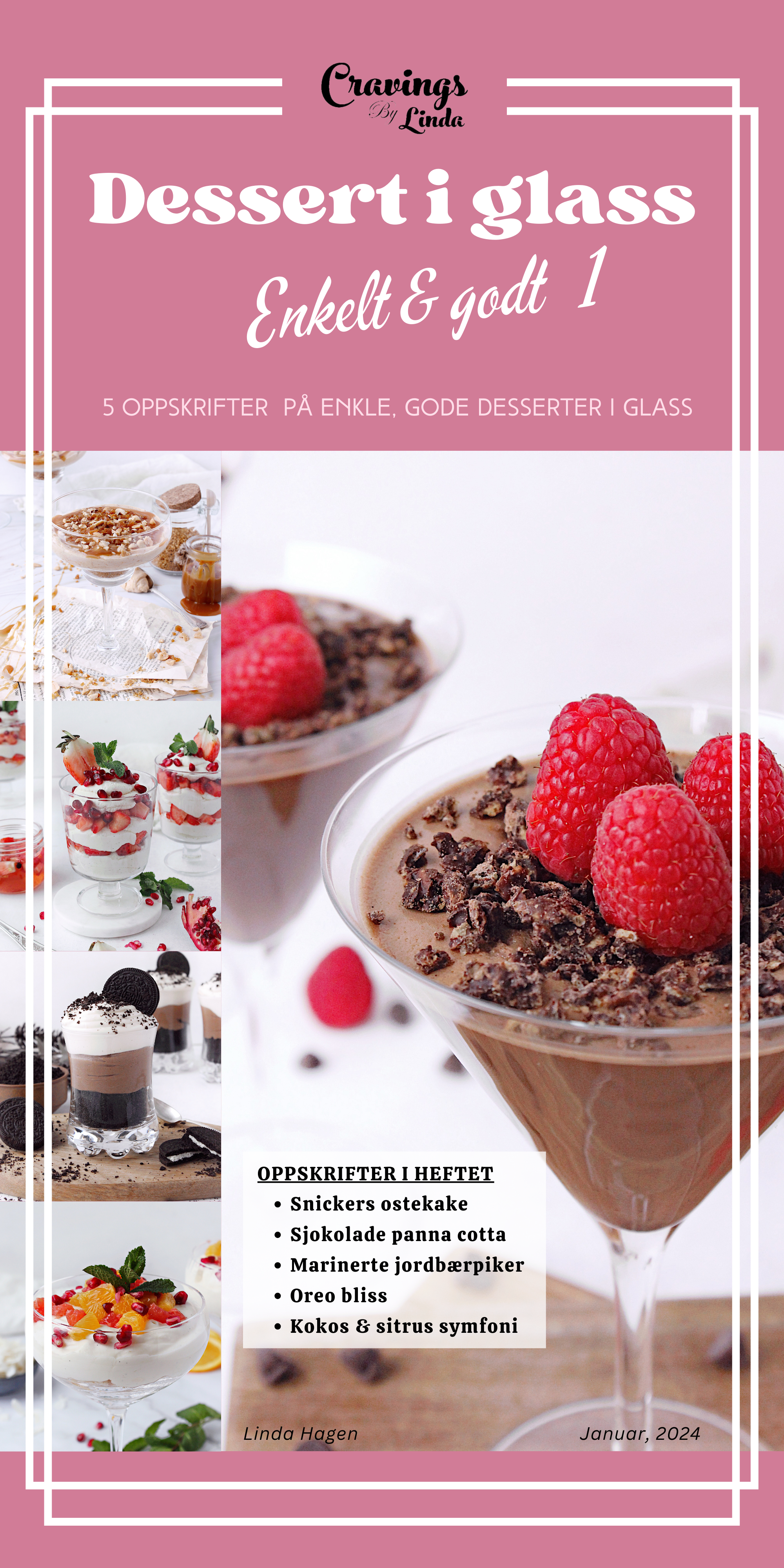 Dessert i glass - Enkelt & godt, Nr. 1