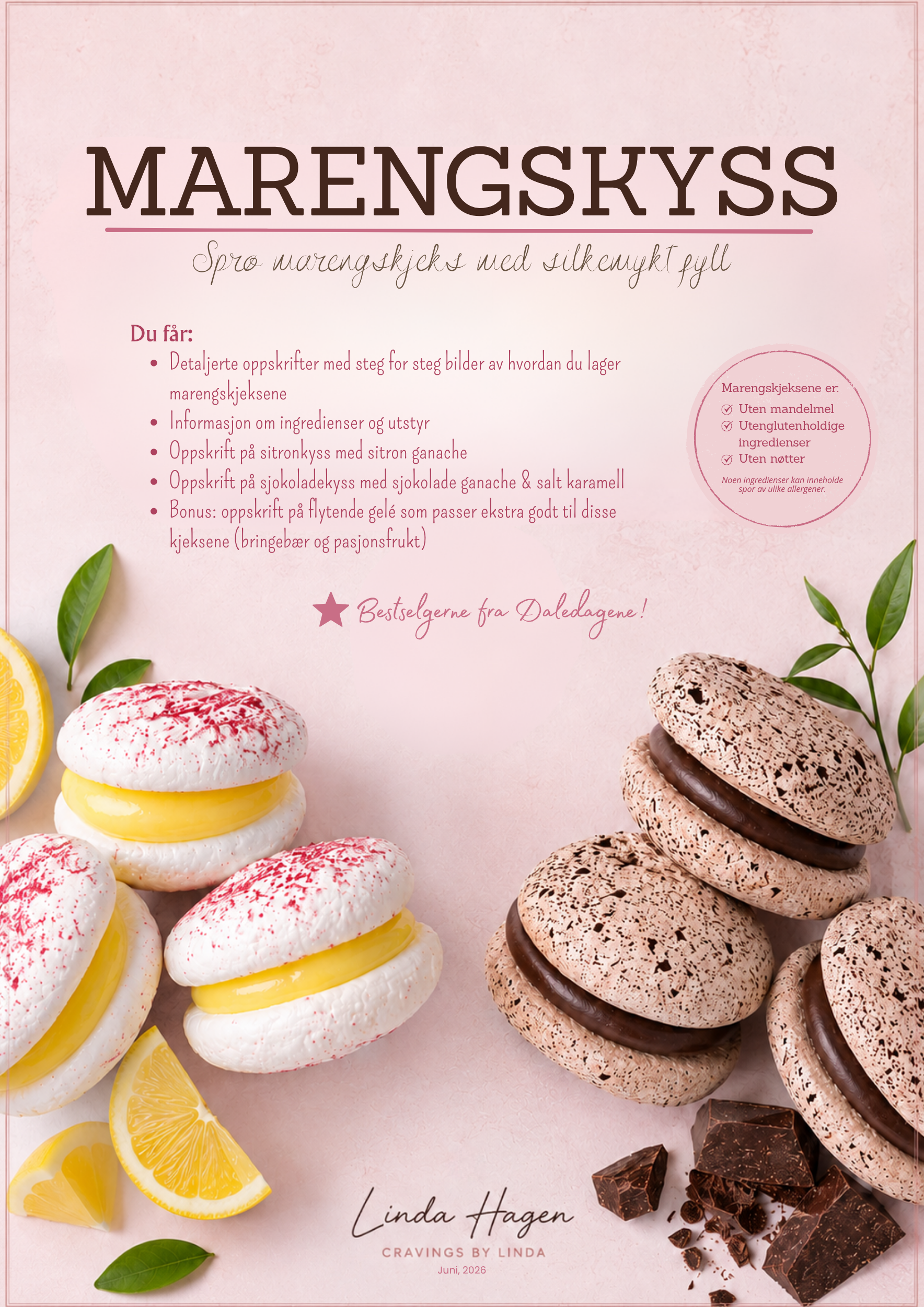 Mini E-bok: Marengskyss, video + ekstra oppskriftshefte på kjøpet (verdi 179kr)