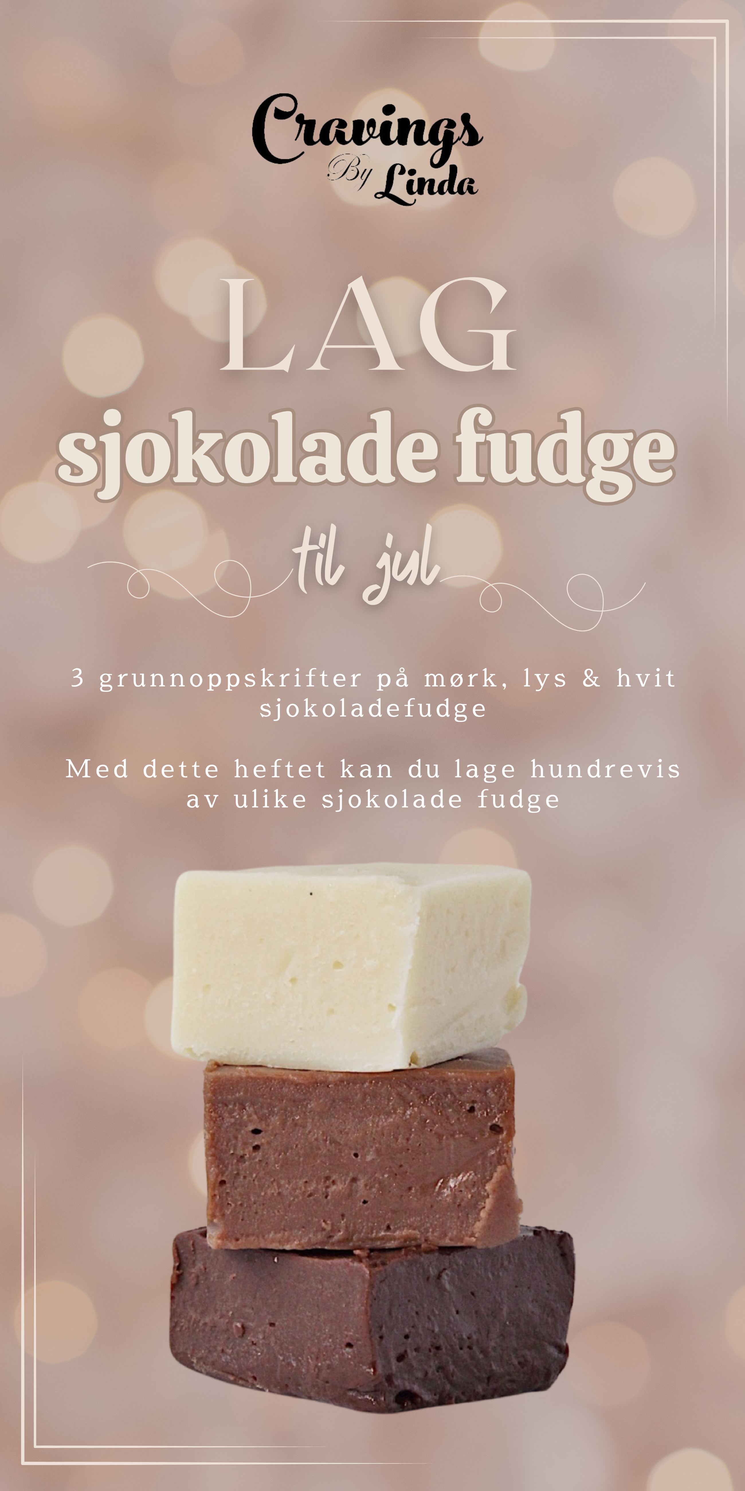 Lag sjokolade fudge til jul - 4