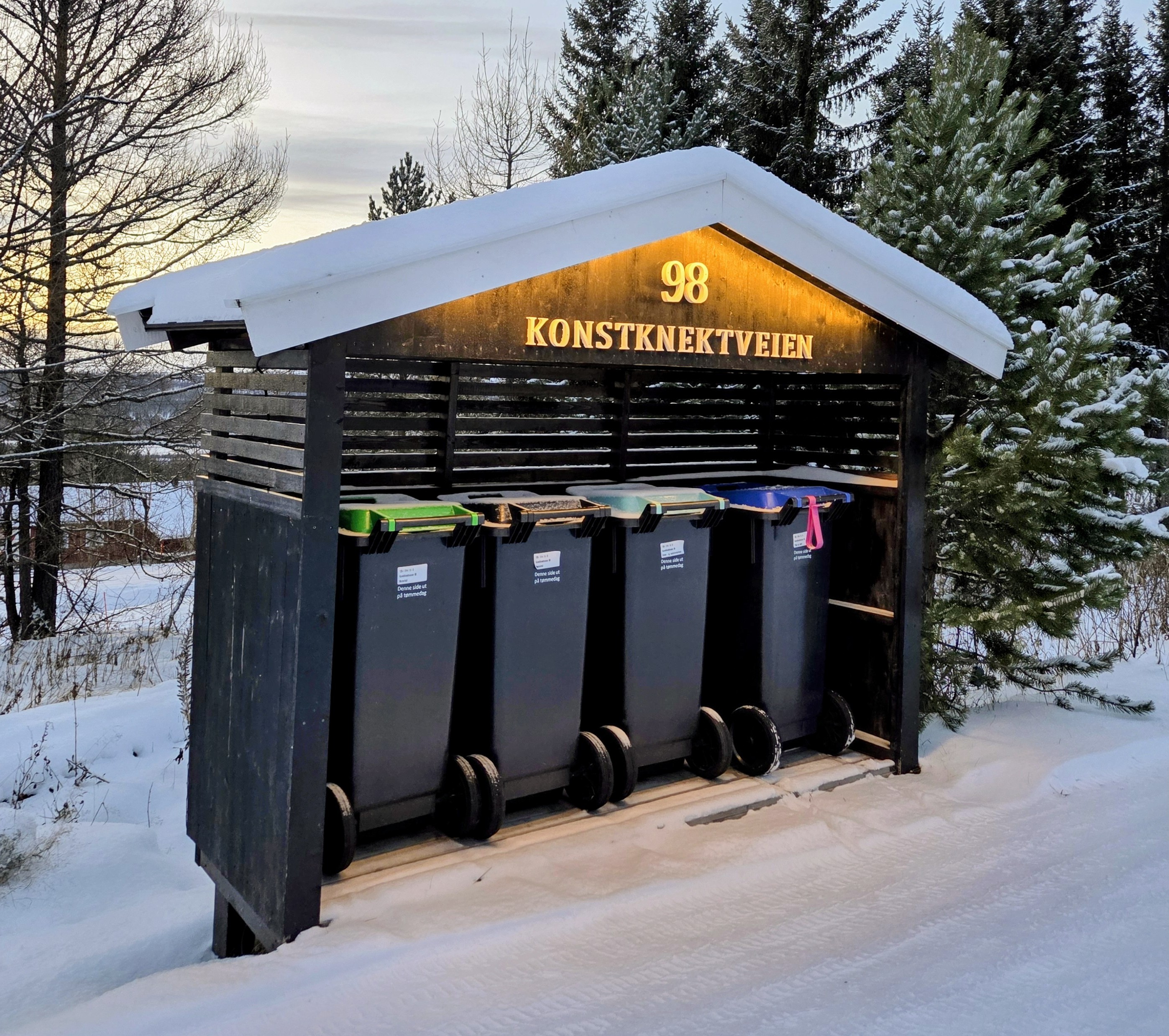 Søppelskur