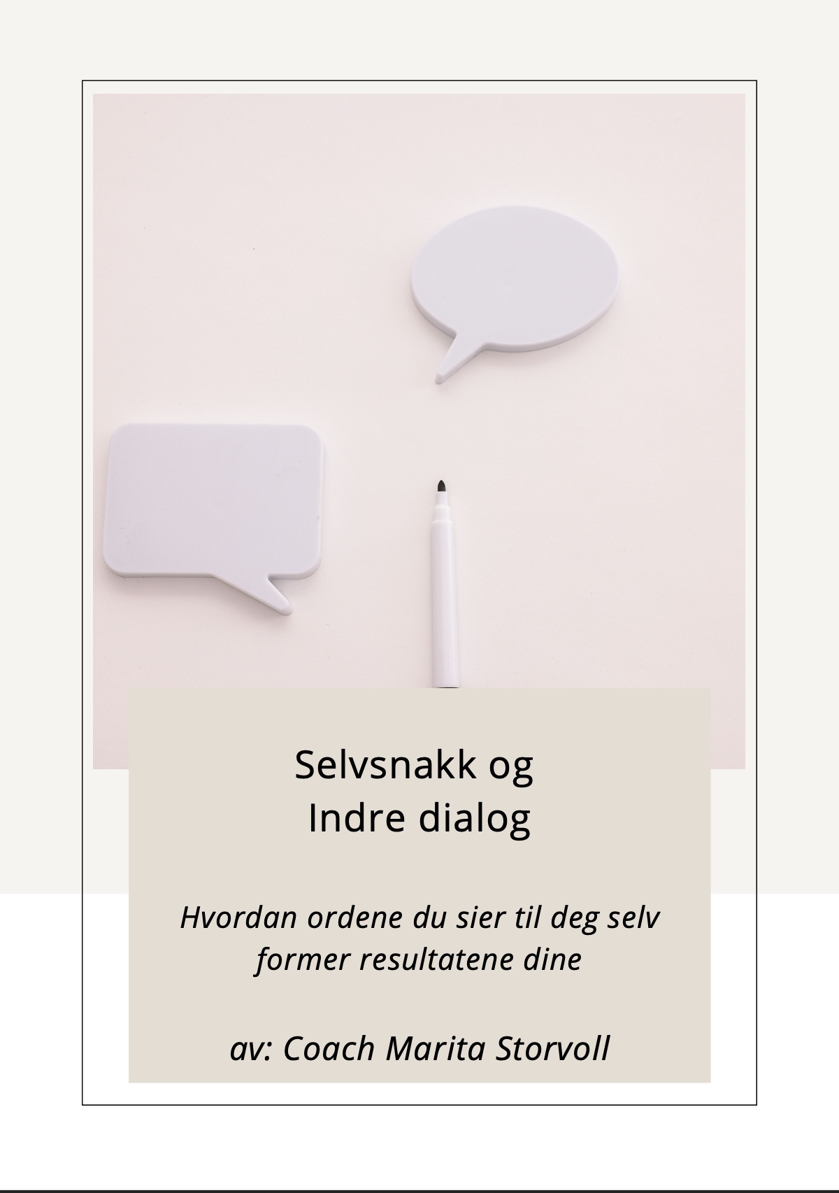 Selvsnakk og indre dialog