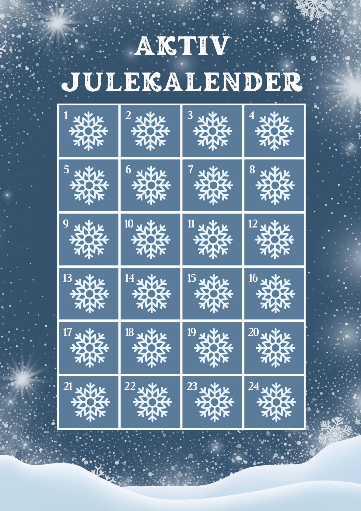 Aktiv julekalender!