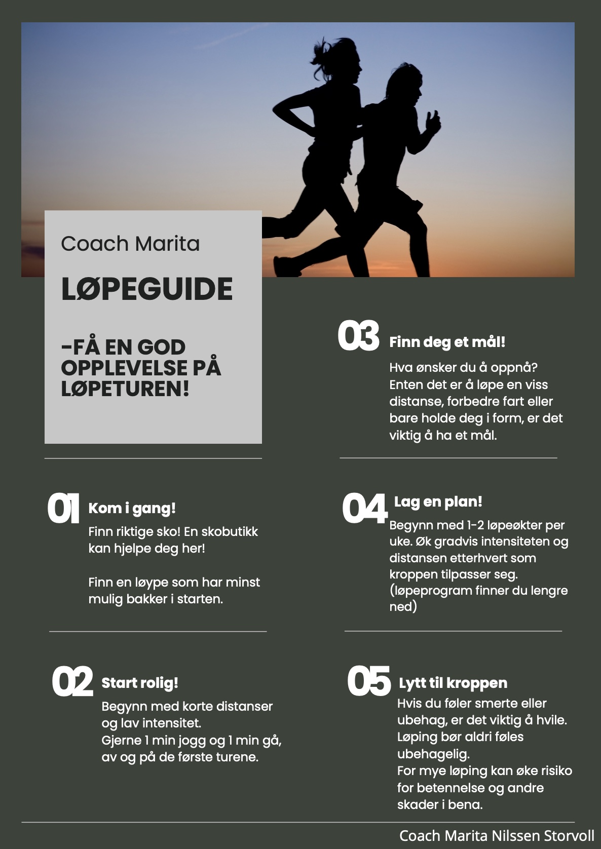 Løpeguide! - Få en god opplevelse på løpeturen!