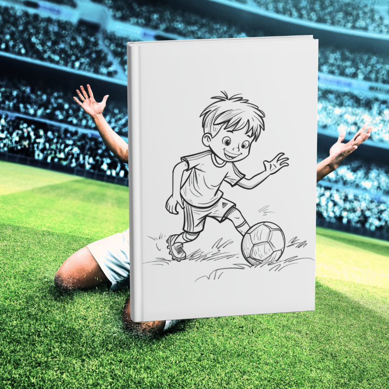 Fotball tegninger | Klar til fotballkamp | 95 tegneark til utskrift - 3