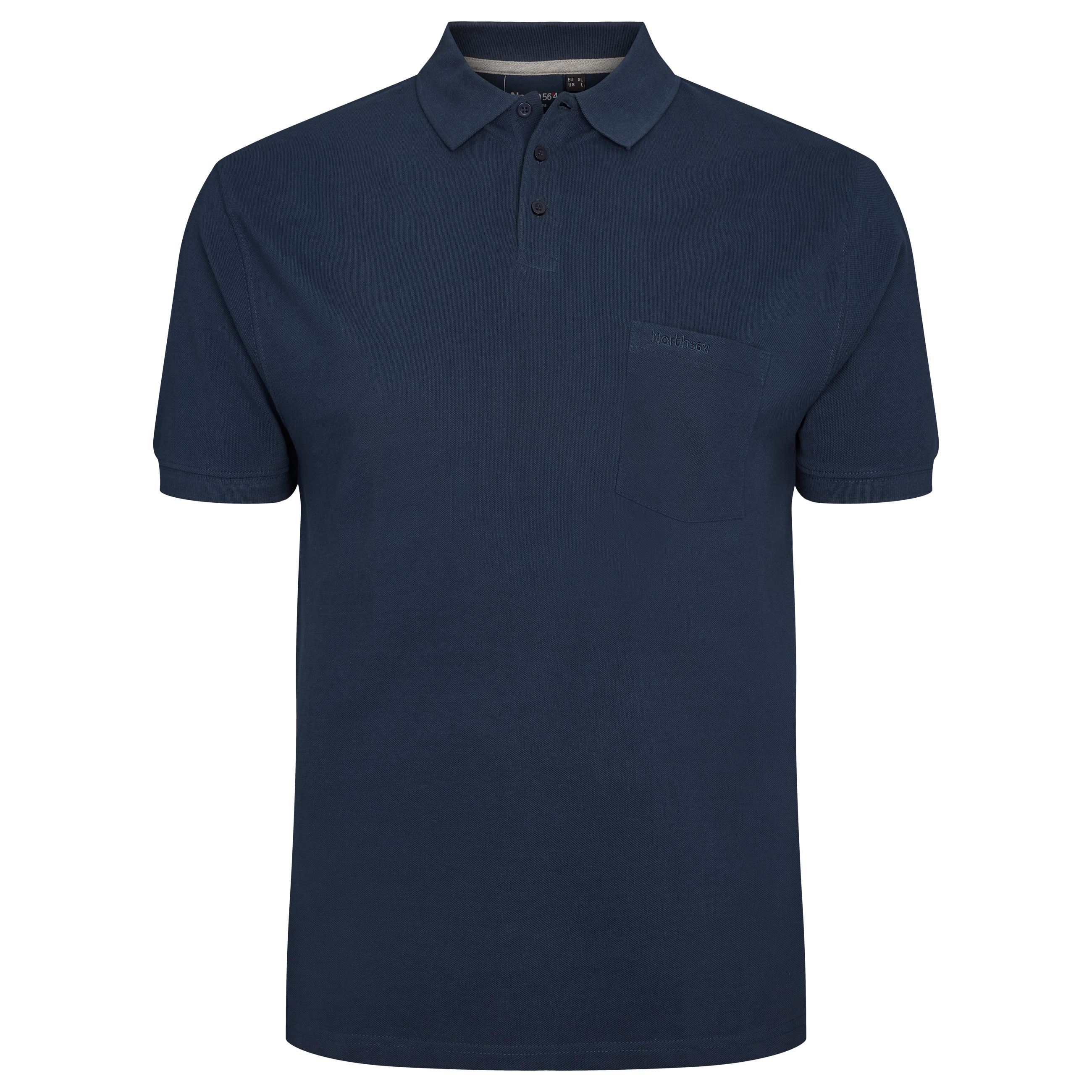 North 56°4 Polo Marine Blå 2XL-8XL