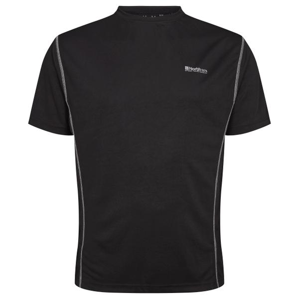 North 56°4 Sport Tech skjorte sort 2XL-8XL