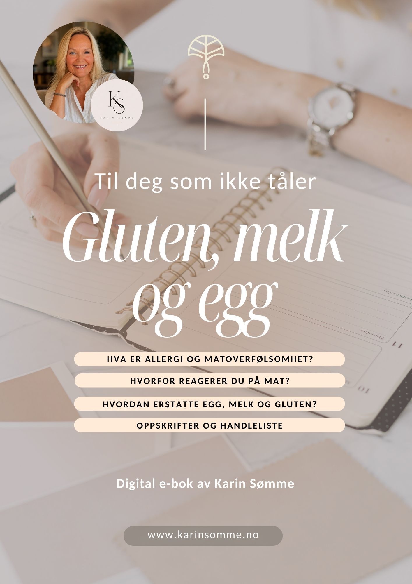 Digital ebok til deg som ikke tåler gluten, melk og egg