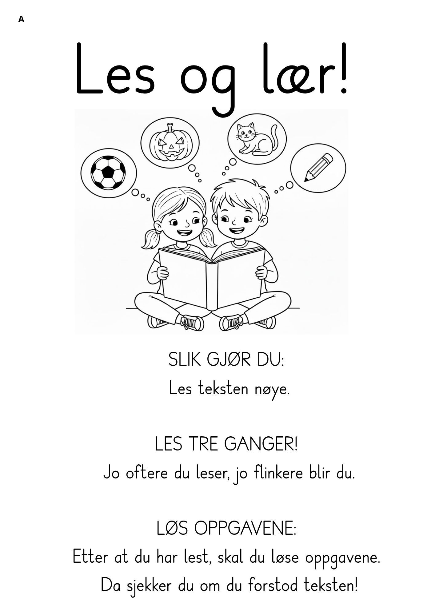 Les og lær, nummer 1