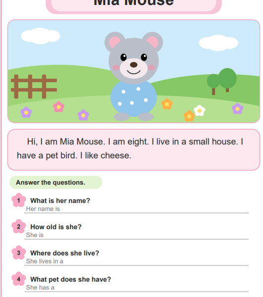 Reading Practice with Comprehension Tasks