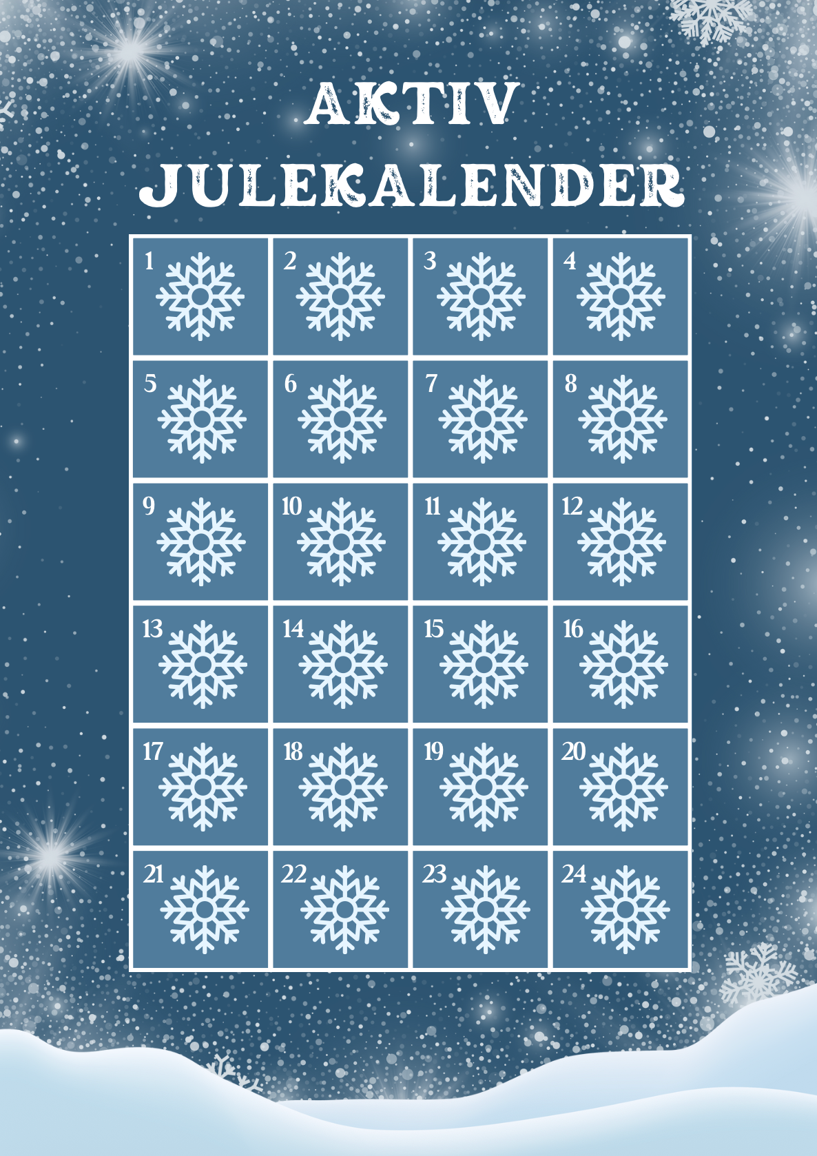 Aktiv julekalender!