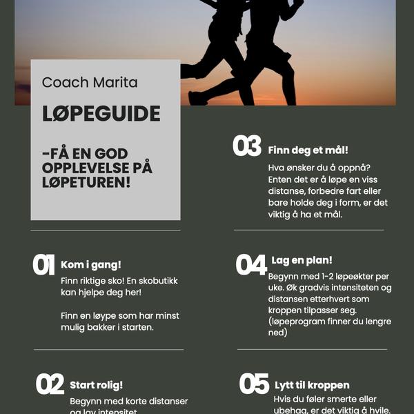 Løpeguide! - Få en god opplevelse på løpeturen!