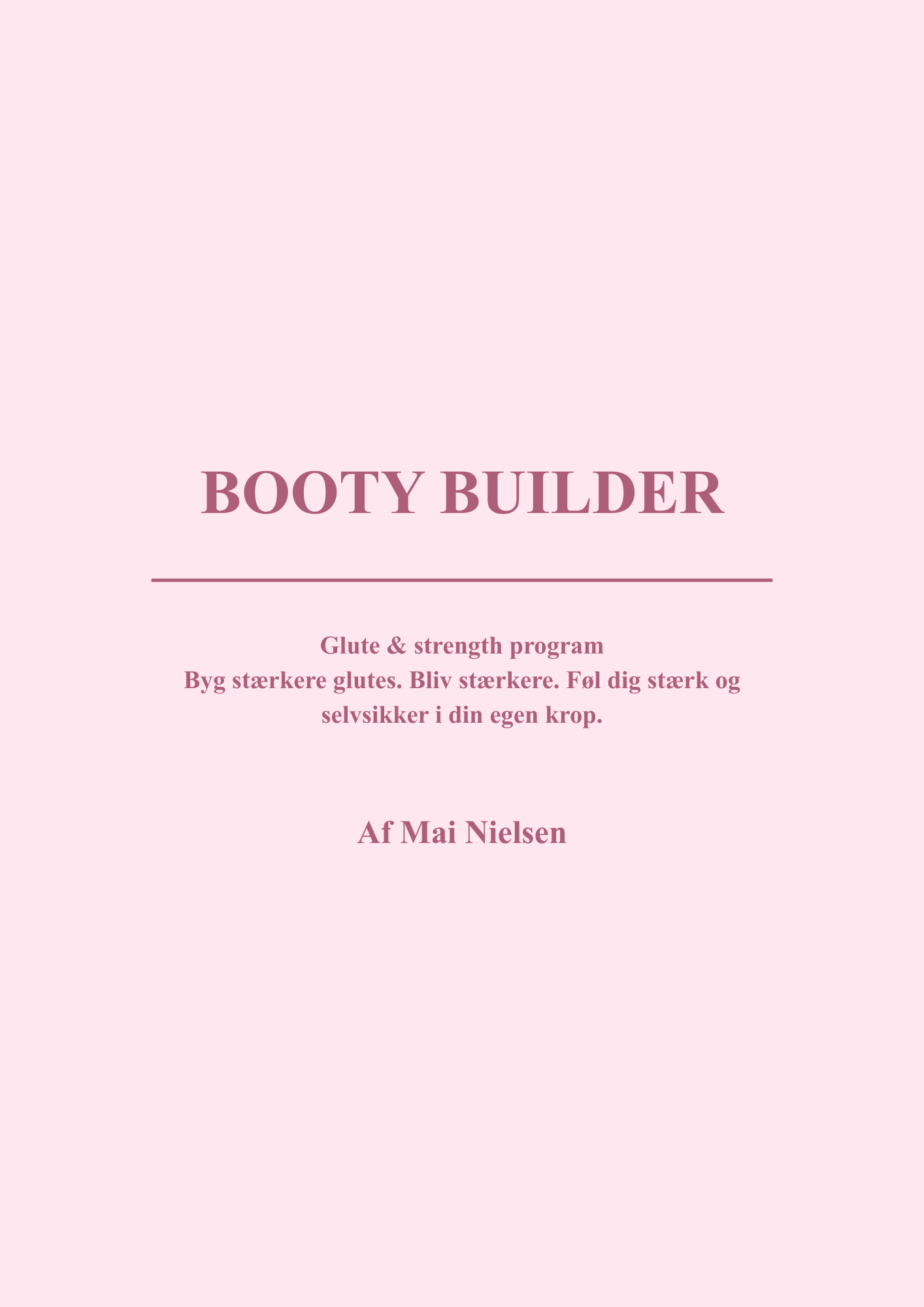 BOOTY BUILDER